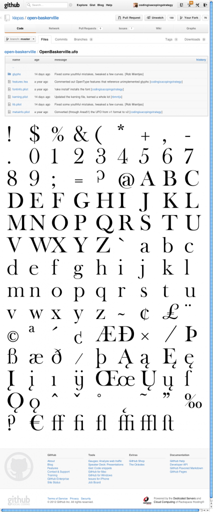 Font Preview Github Open Baskerville